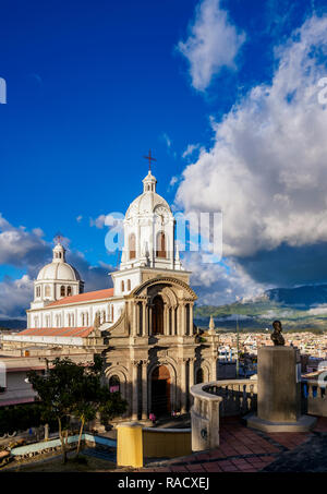 Église de San Antonio, Riobamba, province de Chimborazo, Équateur, Amérique du Sud Banque D'Images