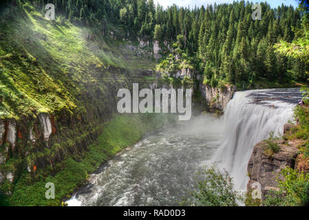 La région de Mesa Falls, près de Island Park, California, États-Unis d'Amérique, Amérique du Nord Banque D'Images