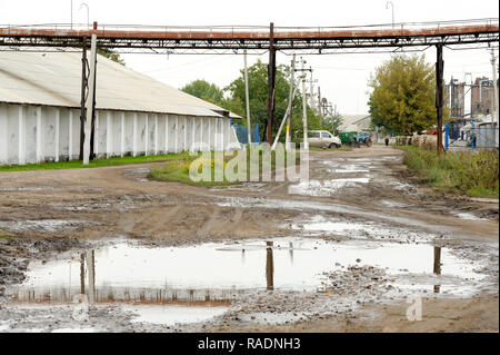 La ligne Kiev-Odessa près de Perekrestovo, Ukraine. 27 septembre 2008 © Wojciech Strozyk / Alamy Stock Photo Banque D'Images