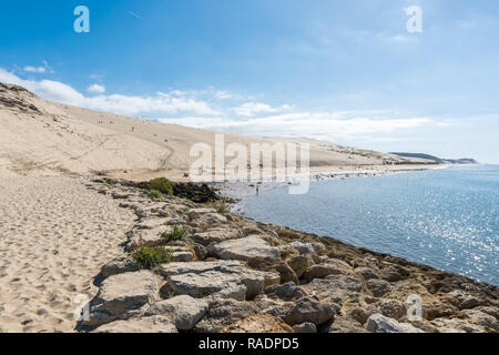 La dune du Pilat, ou Pyla (Arcachon, France), la plus haute dune de sable en Europe Banque D'Images