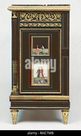 L'un d'une paire d'armoires, attribué à Adam Weisweiler (Français, 1744 - 1820 (1778) maître), Paris, France, à propos de repensé Banque D'Images
