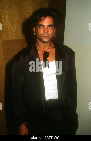 LOS ANGELES, CA - le 22 juillet : l'acteur Richard Grieco le 22 juillet 1993 à Los Angeles, Californie. Photo de Barry King/Alamy Stock Photo Banque D'Images