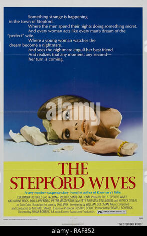 The Stepford Wives (Columbia, 1975), l'affiche Katharine Ross, Paula Prentiss Référence de fichier #  33636 863 THA Banque D'Images