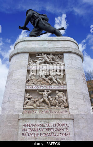 Monumento al Bersagliere memorial à Rome, Italie Banque D'Images