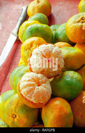 Sur un marché de fruits tropicaux à San Jose Costa Rica Banque D'Images