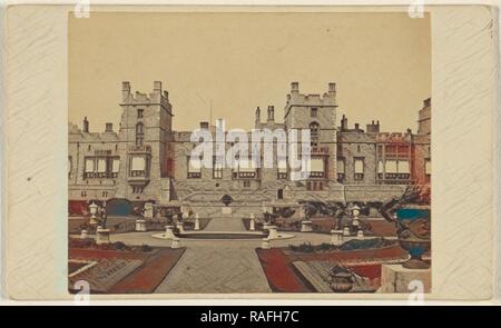 Le Château de Windsor, George Washington Wilson (Scottish, 1823 - 1893), 1862 - 1865, à l'albumine argentique. Repensé Banque D'Images
