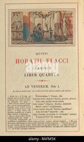 L'homme assis à une table, écrit Ernest Barrias (Français, 1841 - 1905), Paris, France, 1855, à l'albumine argentique repensé Banque D'Images