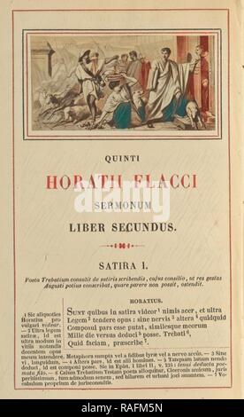 Après une vue sur la rue romaine, Ernest Barrias (Français, 1841 - 1905), Paris, France, 1855, à l'albumine argentique repensé Banque D'Images