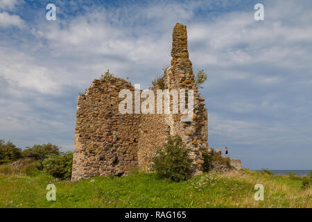 Ruines d'un château Toolse en Estonie. Plus tôt Tolsburg ou Vredeborch. Banque D'Images