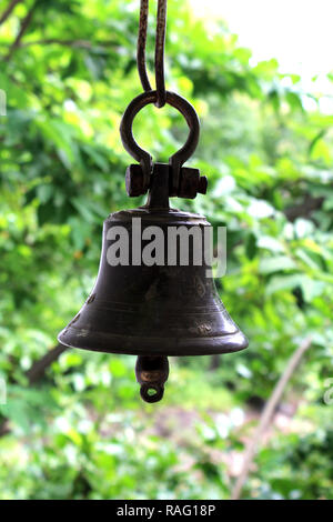 Bell en hindou, Jain Tample Banque D'Images