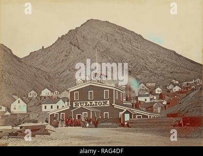 La Mine d'or, Virginia City, Nevada, Carleton Watkins (américain, 1829 - 1916), Virginia City, Nevada, Story repensé Banque D'Images