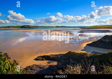 L'estuaire de Camel, North Cornwall, Angleterre Banque D'Images