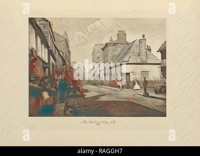 Main Street, Gorbals, looking north, Thomas Annan (Scottish,1829 - 1887), Glasgow, Ecosse, négatif, 1868 imprimer repensé Banque D'Images