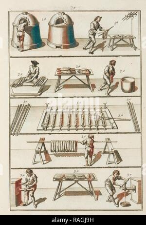 7 plaque, Tratado informatif, y práctico, sobre el arte de la tintura : experimentadas metódicas reglas y para tintar repensé Banque D'Images