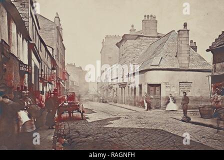 Main Street, Gorbals, looking north, Thomas Annan (Scottish,1829 - 1887), Glasgow, Écosse, 1868 - 1871 négatifs repensé Banque D'Images