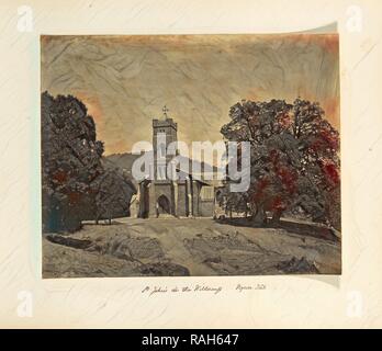 St John's, dans le désert, Nynee Tal, John Edward Saché (ou de la Prusse, né de la Prusse, 1824 - 1882), Naini repensé Banque D'Images