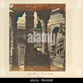 Bénarès, Gyan Bapee, ou bien des connaissances, attribué à Samuel Bourne (anglais, 1834 - 1912), Benares, Uttar Pradesh repensé Banque D'Images