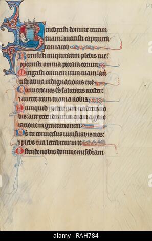 B initial : La Nativité, Maître de Bute, franco-flamande (actif vers 1260 - 1290), le nord-est (allumé), France repensé Banque D'Images