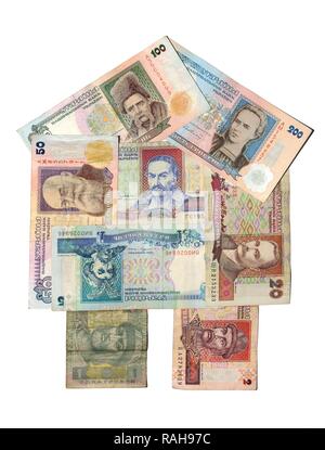 Billet historique, l'Ukrainien hryvnia, 1994 - 2004 Banque D'Images