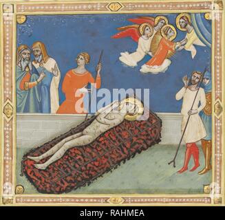 Le Martyre de Saint Laurent, Pacino di Bonaguida (Italien), Florentin (actif vers 1303 - 1347), à propos de Florence repensé Banque D'Images