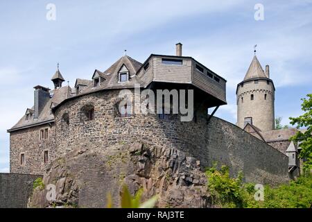 Burg Altena Castle, région du Sauerland, Rhénanie du Nord-Westphalie Banque D'Images