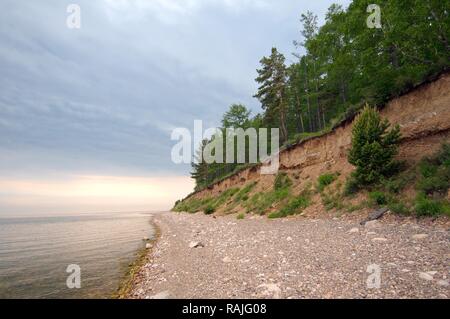 Bolchyié Koty, rives du lac Baïkal, région d'Irkoutsk, en Sibérie, Fédération de Russie, de l'Eurasie Banque D'Images