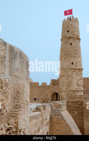 Ribat, fortification, Sousse, Tunisie, Afrique Banque D'Images