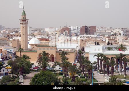 Donnant sur Sousse, Tunisie, Afrique Banque D'Images