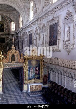 SACRISTIA. Emplacement : CARTUJA. Grenade. L'ESPAGNE. Banque D'Images