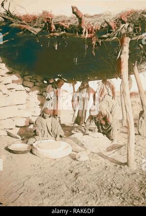 Les femmes de Jéricho 1900, Cisjordanie, Jéricho, Jéricho est une ville dans les territoires palestiniens et est situé près de l'repensé Banque D'Images