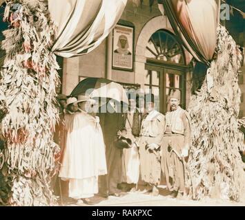 Reine d'Abyssinie, le 26 septembre 1933, l'Impératrice Menen Asfaw (1883-1962), épouse de l'Empereur Hailé Sélassié d'Ethiopie, à repensé Banque D'Images