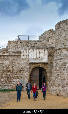 La forteresse du Port La Tour d'Othello, Famagusta, république turque de Chypre du nord, Hafenfestung Othello-Turm Tuerkische Republik Nordzypern, Banque D'Images