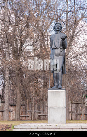 Moscou / Russie - 18 mars 2009 - Monument à Maxime Gorki, écrivain russe et soviétique, l'un des fondateurs de la méthode littéraire du réalisme socialiste et une politi Banque D'Images