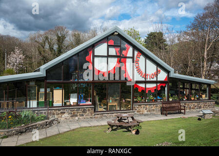 Musée de découverte des machinations dans le village de Llanbrynmair, Powys, Pays de Galles Banque D'Images