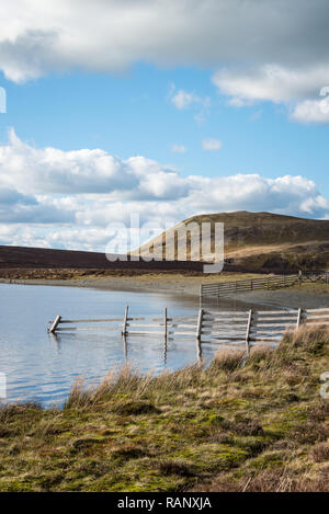 Lac Glaslyn près de Dylife à Powys, au Pays de Galles Banque D'Images