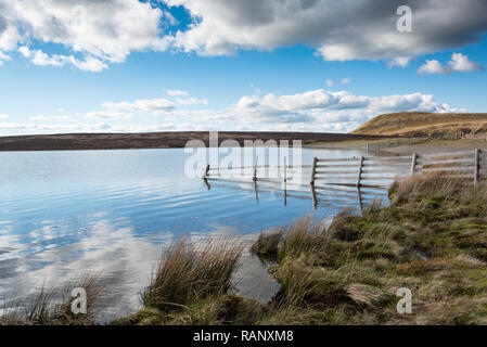 Lac Glaslyn près de Dylife à Powys, au Pays de Galles Banque D'Images