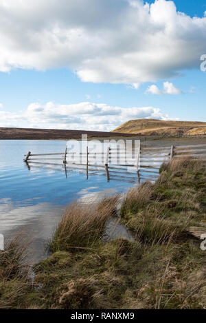 Lac Glaslyn près de Dylife à Powys, au Pays de Galles Banque D'Images