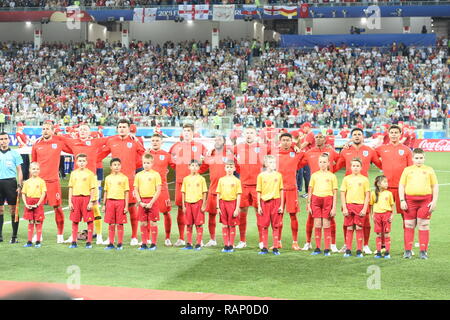 Jour de match de l'Angleterre à Volgograd Photo Jeremy Selwyn Banque D'Images