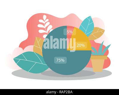 Régime cétogène schéma macros, faible en glucides, lipides sains haut vector illustration Illustration de Vecteur