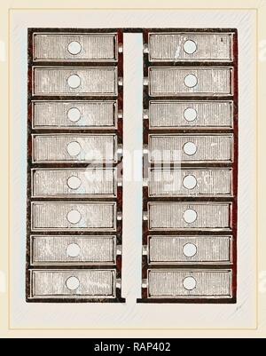 Rez-de-Egg-Oven plan de. Repensé par Gibon. L'art classique avec une touche moderne repensé Banque D'Images