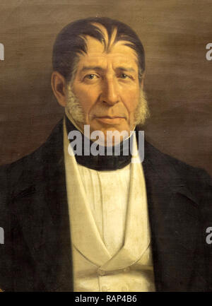 José Joaquín Antonio de Herrera (1792 - 1854), homme politique mexicain, a servi comme président du Mexique Banque D'Images