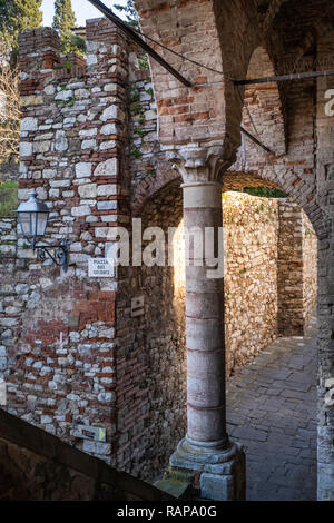 Palais municipal (Palazzo Comunale) de Suvereto, province de Livourne, Toscane, Italie Banque D'Images