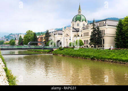 Académie des beaux-arts, l'éducation publique institution, Sarajevo, Bosnie et Herzégovine Banque D'Images