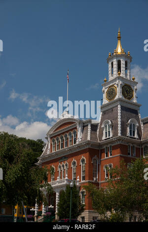 Hôtel de ville de Norwich Connecticut Banque D'Images