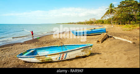 Sur la plage de Playa Herradura Costa Rica Banque D'Images