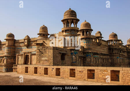 Fort de Gwalior dans le Madhya Pradesh, en Inde. Banque D'Images