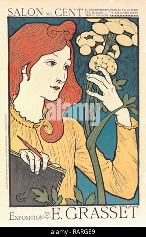 Affiche pour l' Exposition E. Grasset au Salon des Cent. Grasset, Eugène, 1841-1917, l'artiste. Repensé Banque D'Images