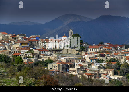 Mountain village de Pano Lefkara, république de Chypre, de Bergdorf Pano Lefkara, Republik Zypern Banque D'Images