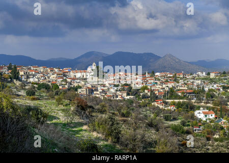 Mountain village de Pano Lefkara, république de Chypre, de Bergdorf Pano Lefkara, Republik Zypern Banque D'Images