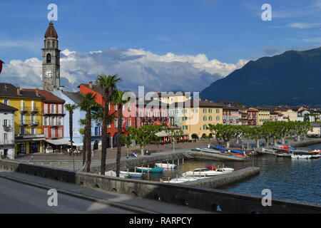 Le Lac Majeur, Italie Banque D'Images